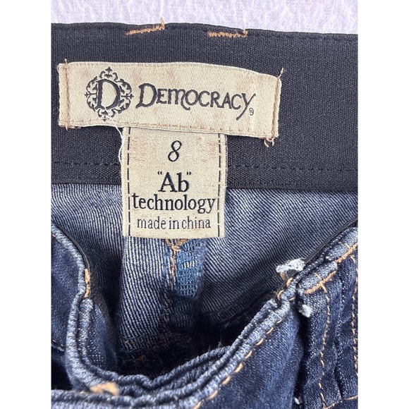 Democracy Ab Solution Skinny Jeans Womens 8 Dark Wash Blue Denim B226ADSM - Picture 5 of 8